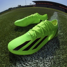 adidas Football Boots X Speedportal.1 FG for Firm Ground (Natural Grass) Green Men